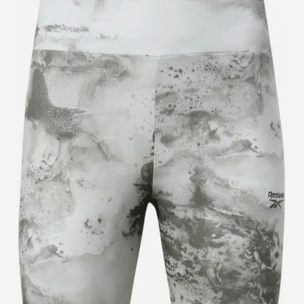 Reebok Women's Abstract Greenish/Gray Laggings - Picture 5 of 8